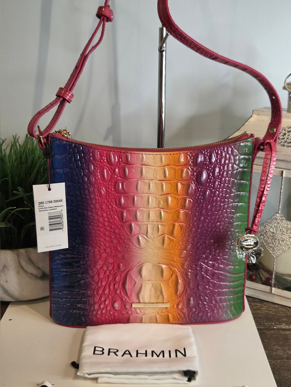 Brahmin Katie Crossbody Bag in Confection Melbourne NWT - Picture 2 of 16